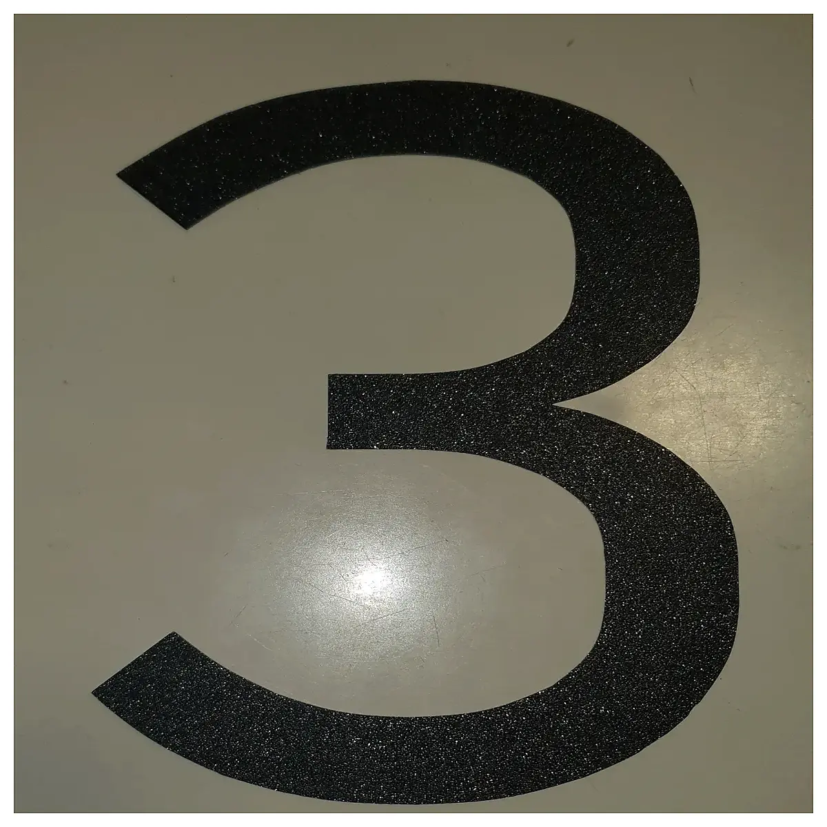 200mm printed number 2 from 0 to 9 08mm thickness white plastic digits for signage