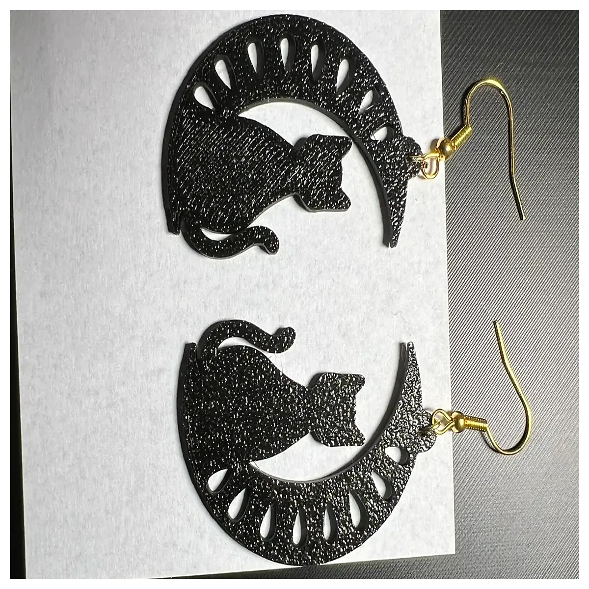 Moon Cat Earrings Halloween Cute Decoration Festive Accessories Party Gift Girls Ear Studs