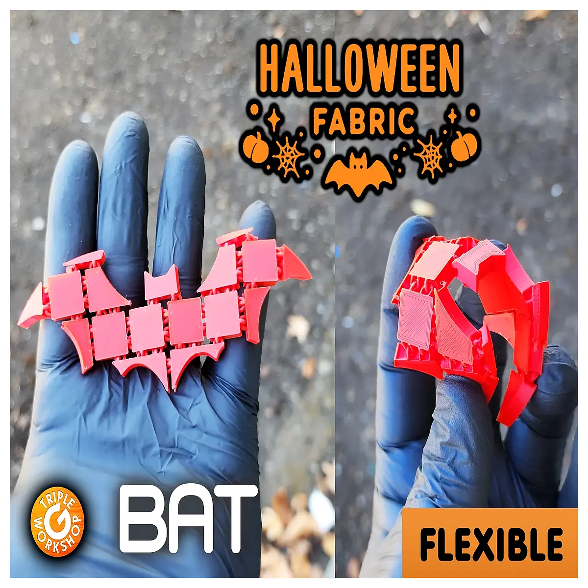 Bat Fabric Soft Halloween Costume Festive Decor Ghost Costume Creative Fabric Flexible Party Supplies