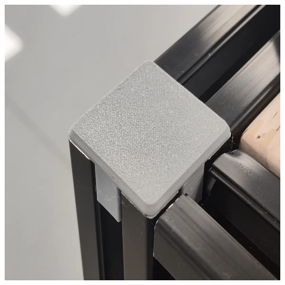 aluminum profile end caps 30x30mm standard square plastic covers for 3030 extrusion frame