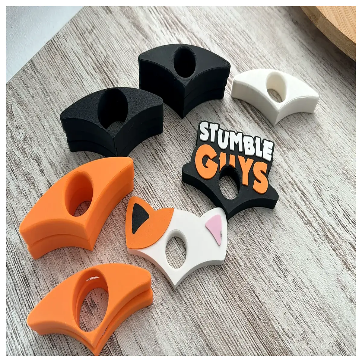 stumble guys bookmark funny game character page holder cute plastic clip for reading