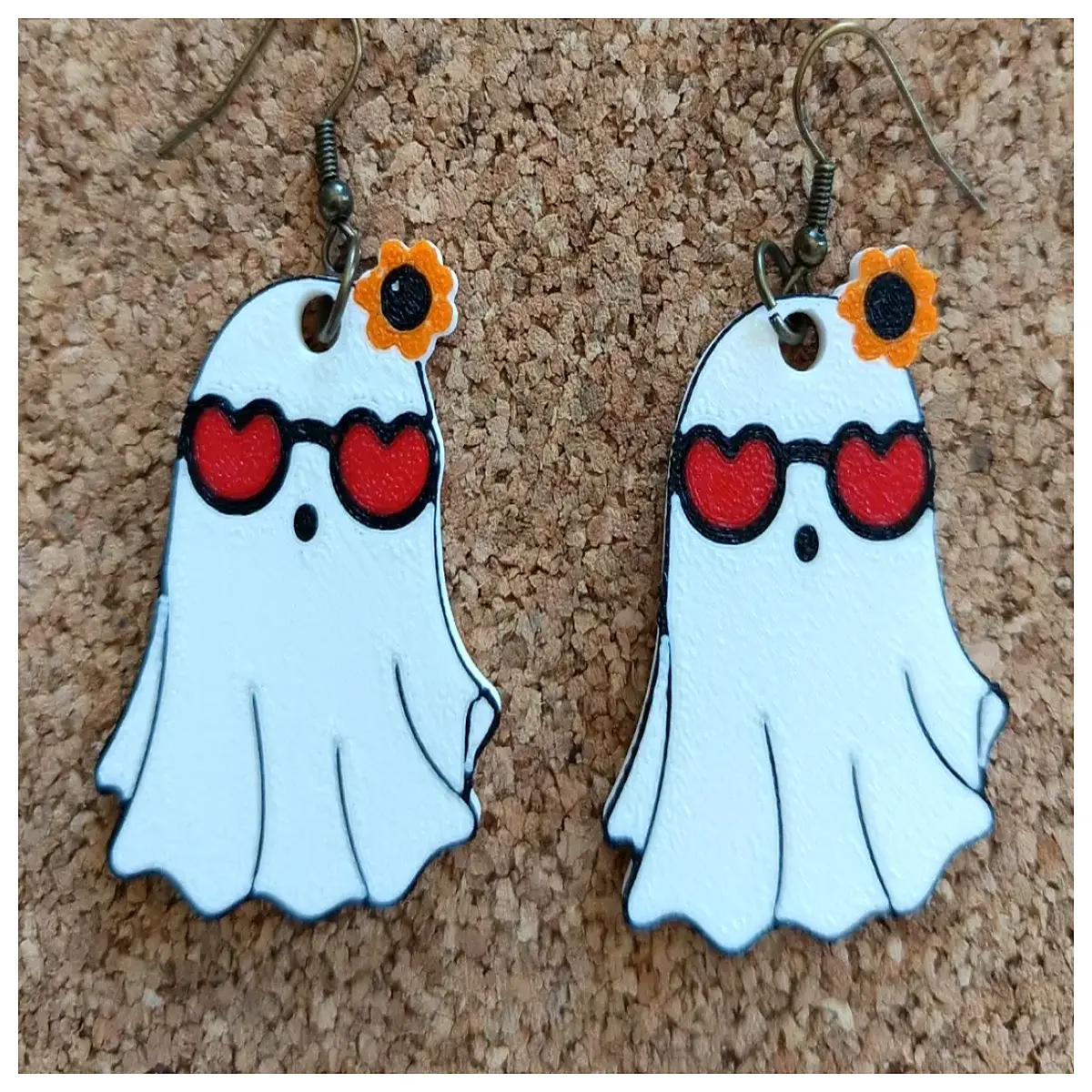 Multi Ghost Earrings Halloween Decoration Spooky Cute Festive Accessories Ghost Headwear Black Ear Studs