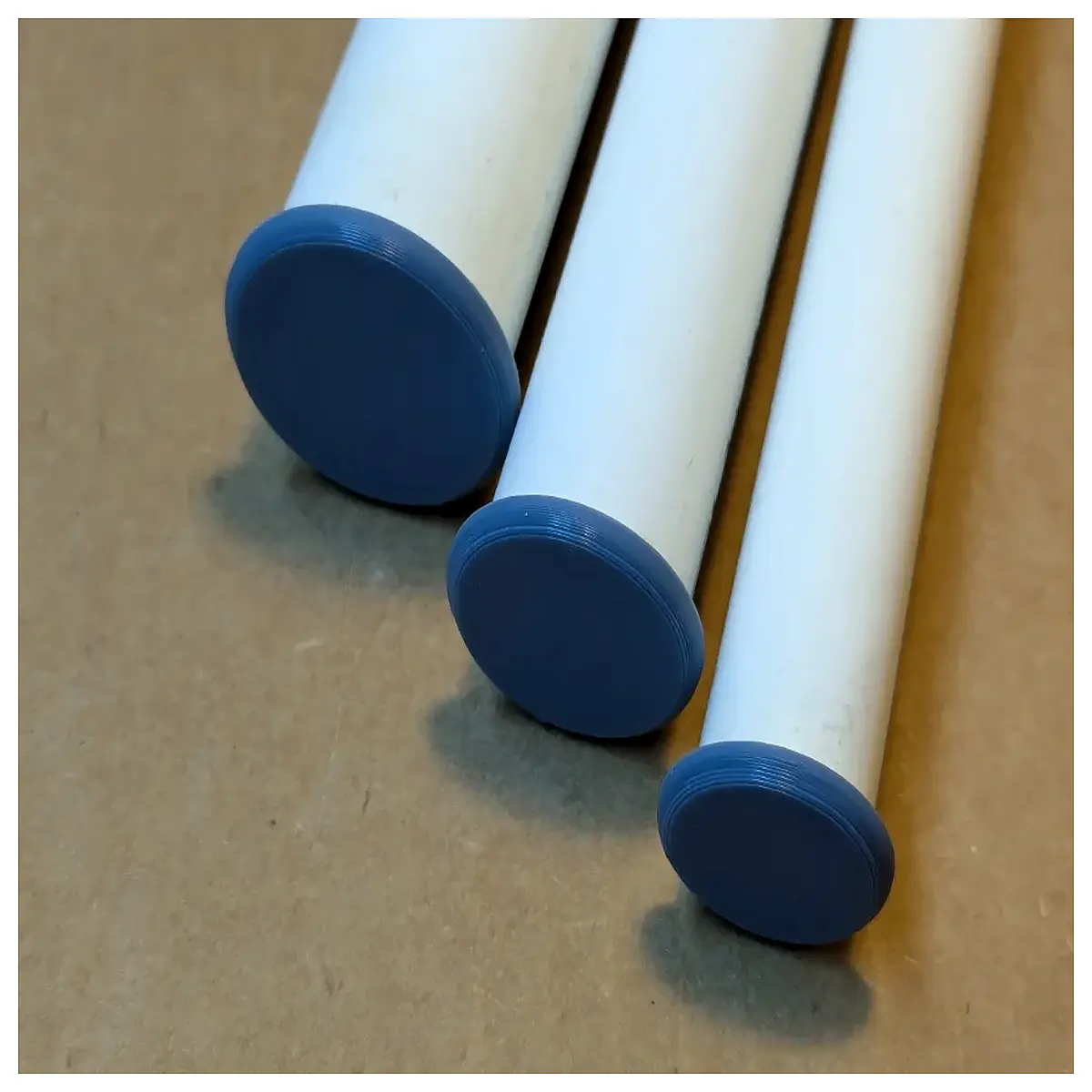 PVC Pipe End Cap Wide Edge Seal Fitting Pipe Plug Pipe Accessories Suitable for Water Pipe Installation