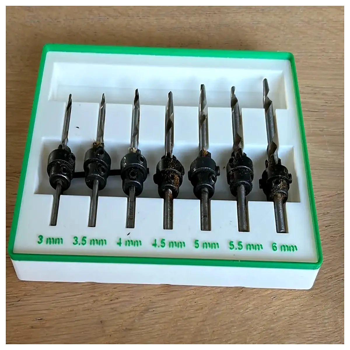 gridfinity hex shank drill bit holder organizer modular storage bin for workshop tool cabinet parts tray