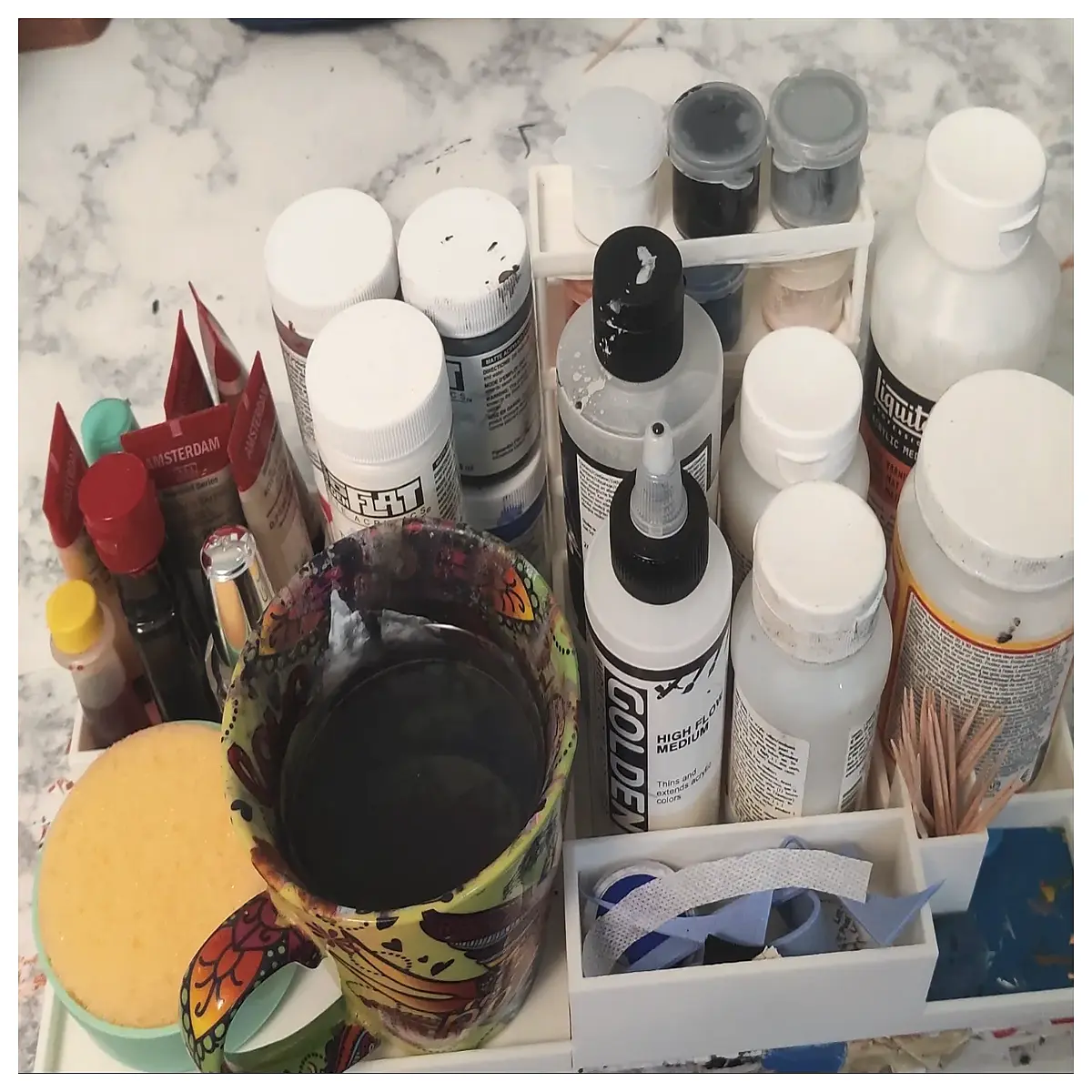 Model Paint Palettes Painting Base Miniature Model ing Accessories Painting Tools Model Making Supplies