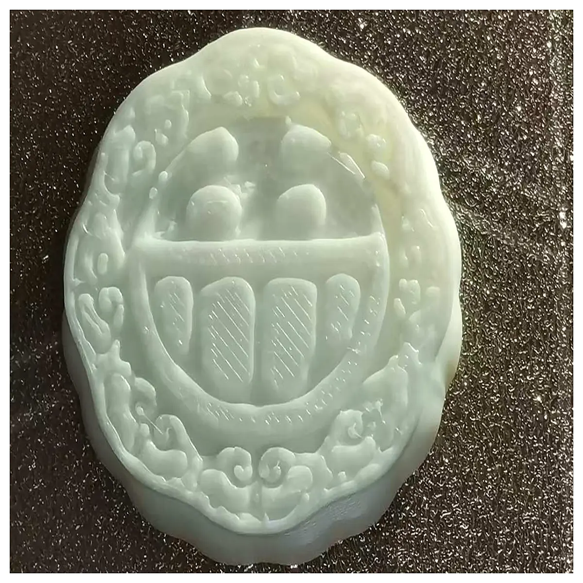 41g Smiling Teeth Mooncake Charm Keychain Festive Decoration Cute Small Charm Cookie Accessory New Year Gift New Year Decoration