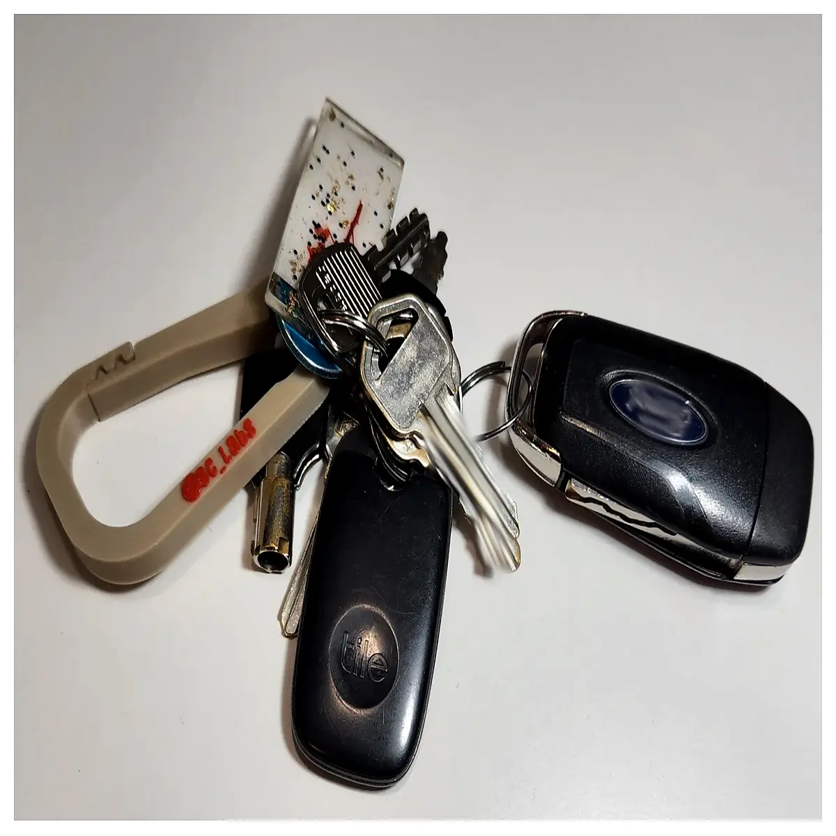Keychain Decor Carabiner Not for Climbing Hanging Accessory Key Chain Ornament Display Piece