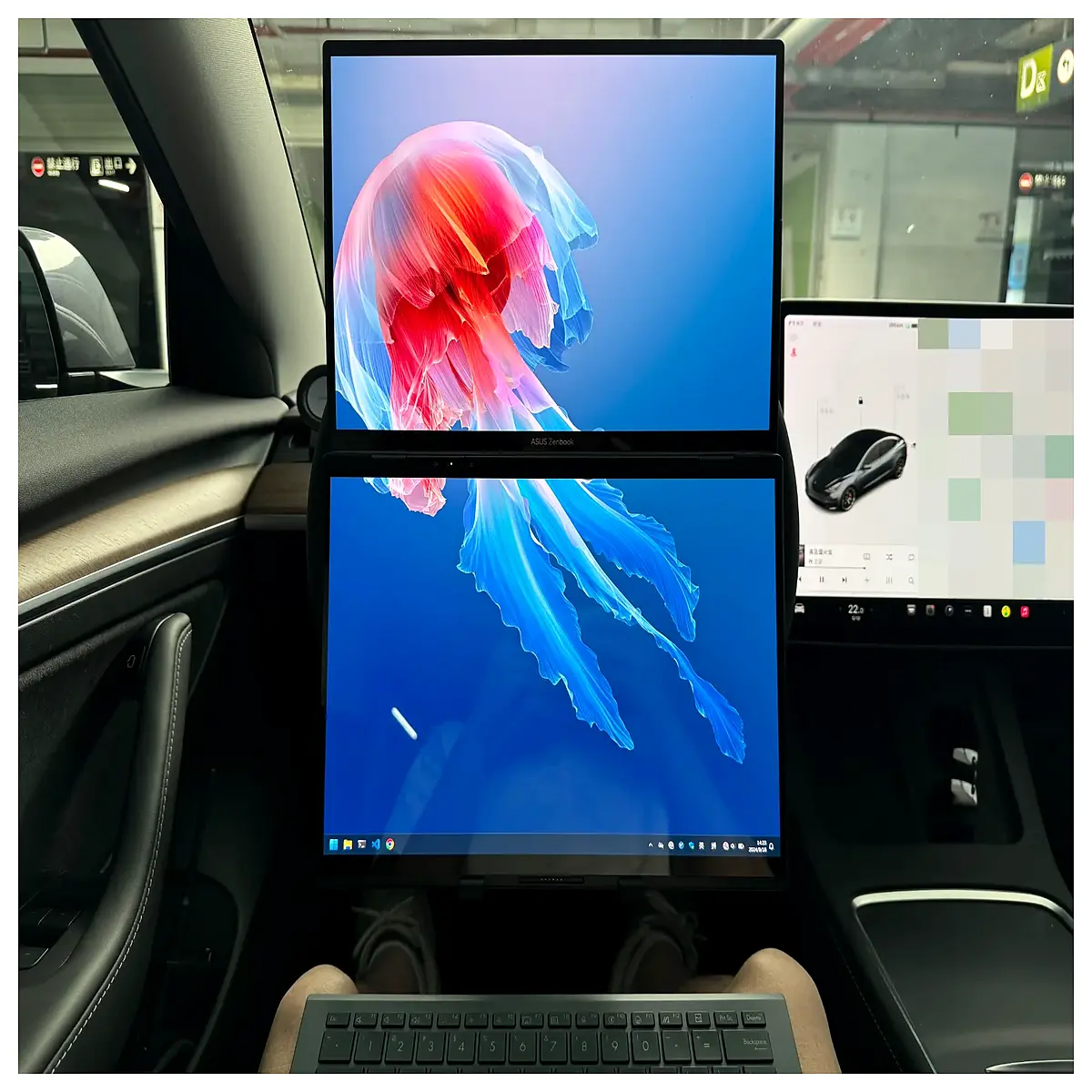 Laptop Steering Wheel Mount Accessory PC Wheel Holder Bracket Laptop Steering Wheel Support Computer Accessories