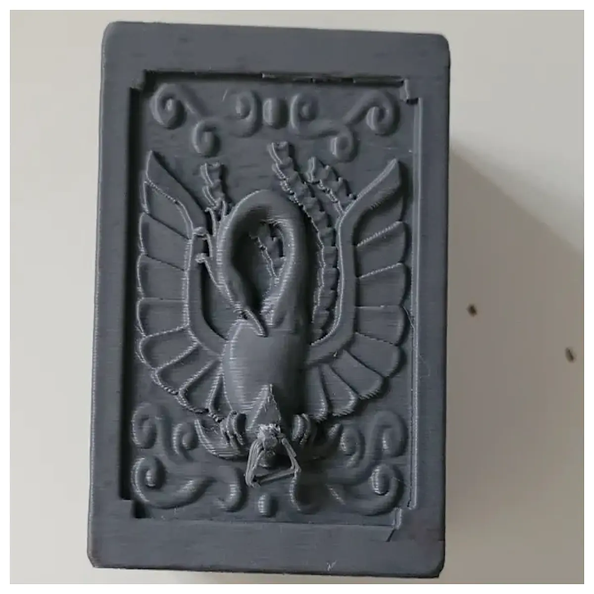 Phoenix Holy Armor Box Protector Box Display Case Figurine Collection Gift Box Decoration St