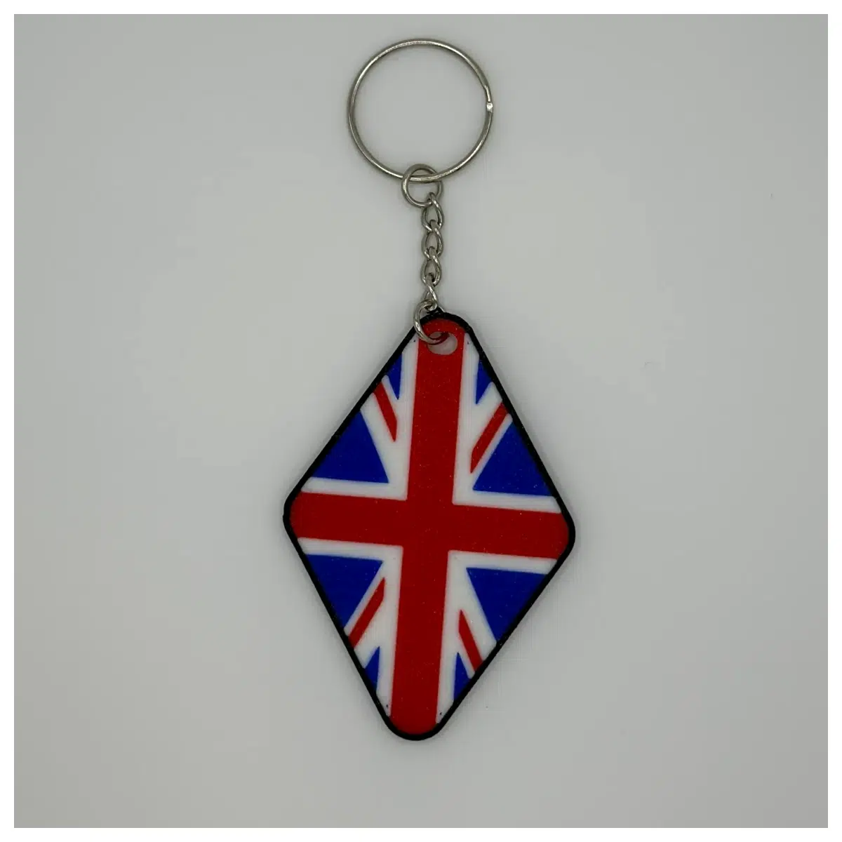 Flag Keychain British Royalty Memorial Flag Decoration Patriotic Gift Mini Flag Keychain Travel Souvenir