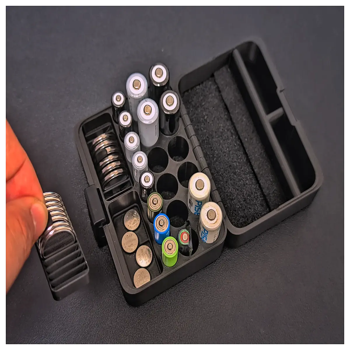 AAAAA2016 Battery Box Alkaline Battery Holder 4 Cell Battery Case Battery Storage Box Battery Accessories