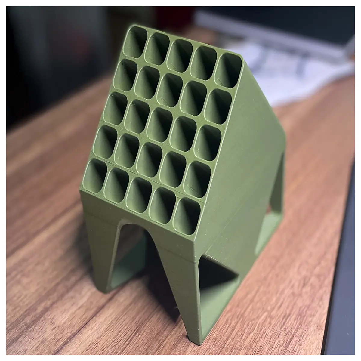 Pen Holder 5x5 Desktop Organizer Stand Pencil Holder Support Desk Storage Accessories Writing Supplies Pen Rest Holder