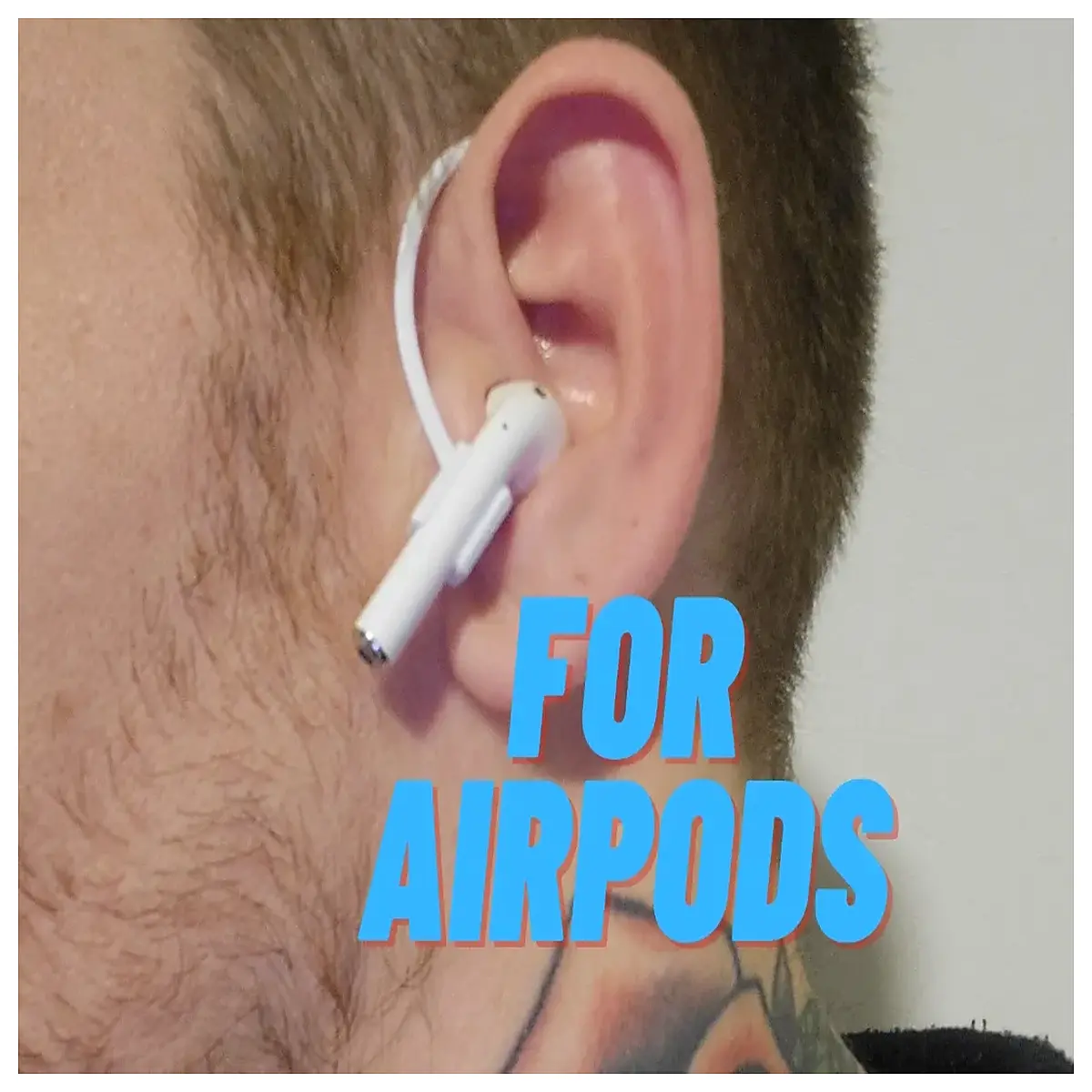 AirPods Ear Hooks Noise Cancelling Music Accessories Perfect for Gym Workout Wireless Bluetooth Headphone Kit