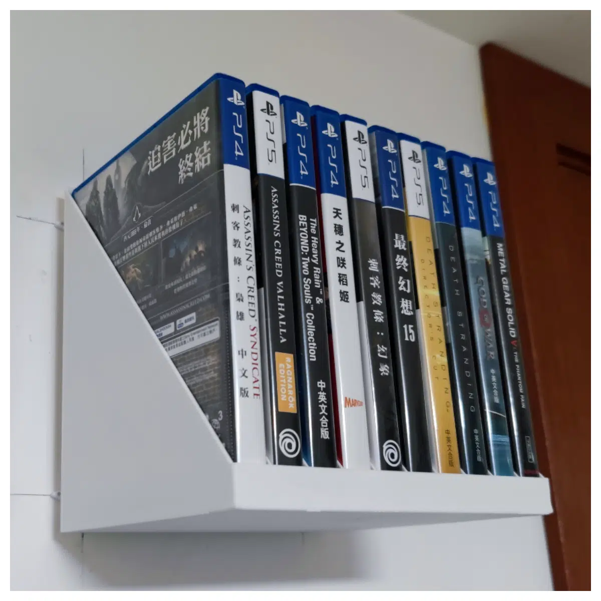 Game Disc Holder Display Stand PS Game Cartridge Rack Game Accessory Organizer Gaming Collection Display