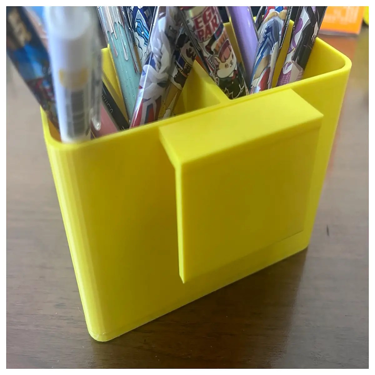 desk hook pen holder organizer for wall mount space saving stationery storage box with clip