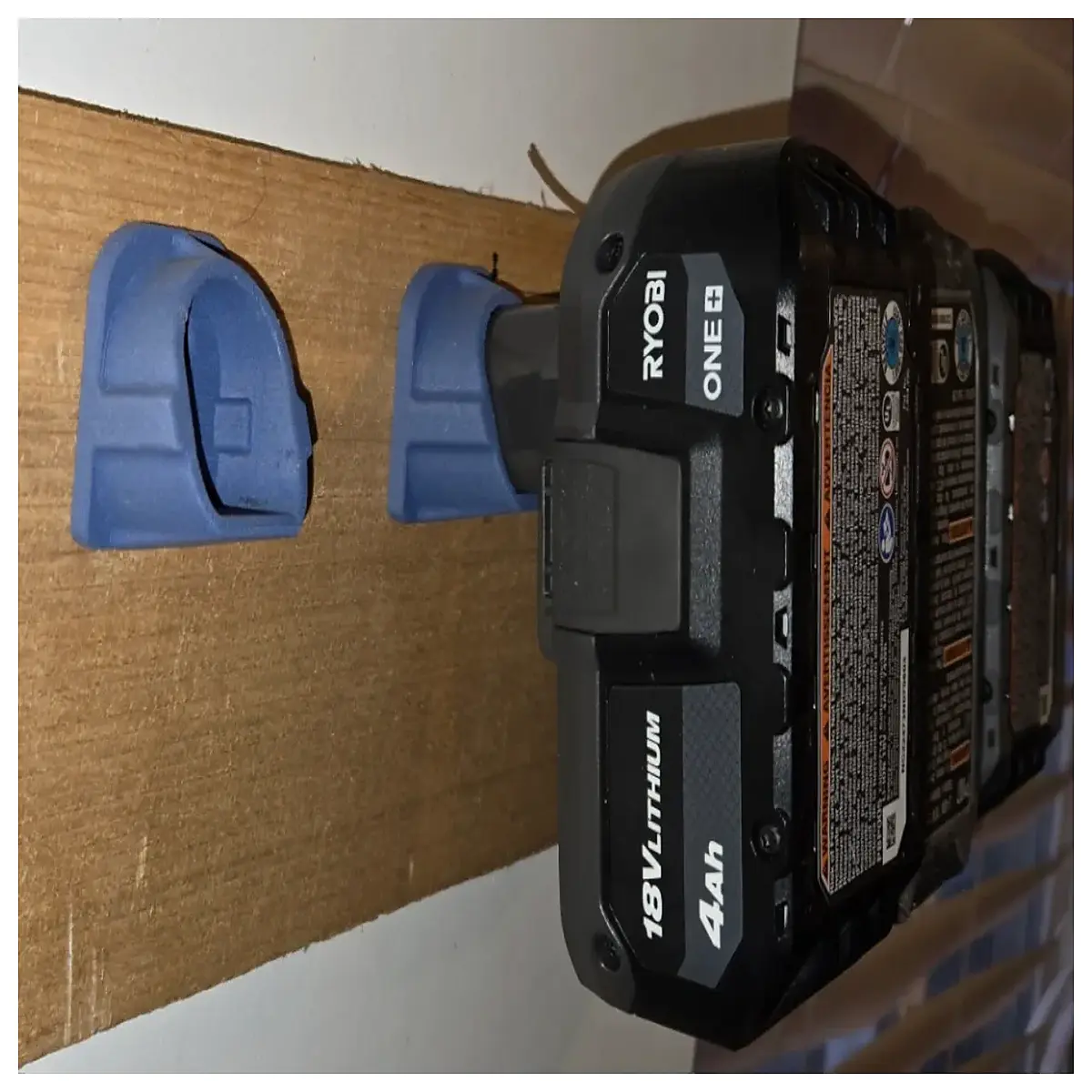 Ryobi One 18V Battery Wall Mount Holder Storage System Tool Organizer Wall Bracket Cordless Accessory