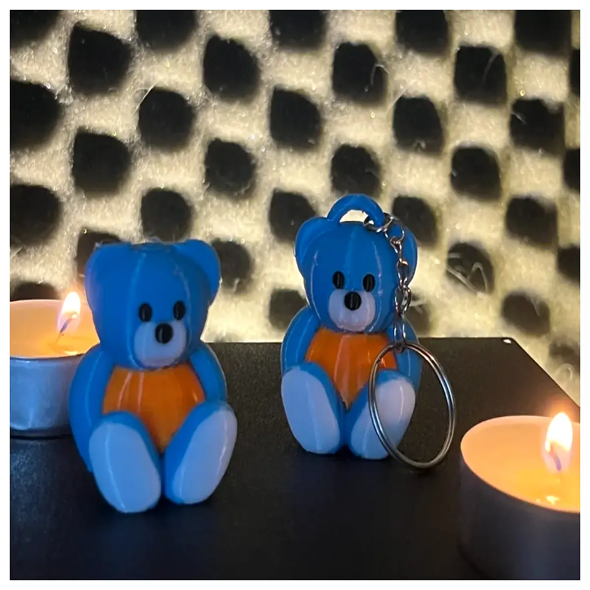 Halloween Bear Keychain Festive Decor Candy Collection Party Gift Creative Miniature Funny Present