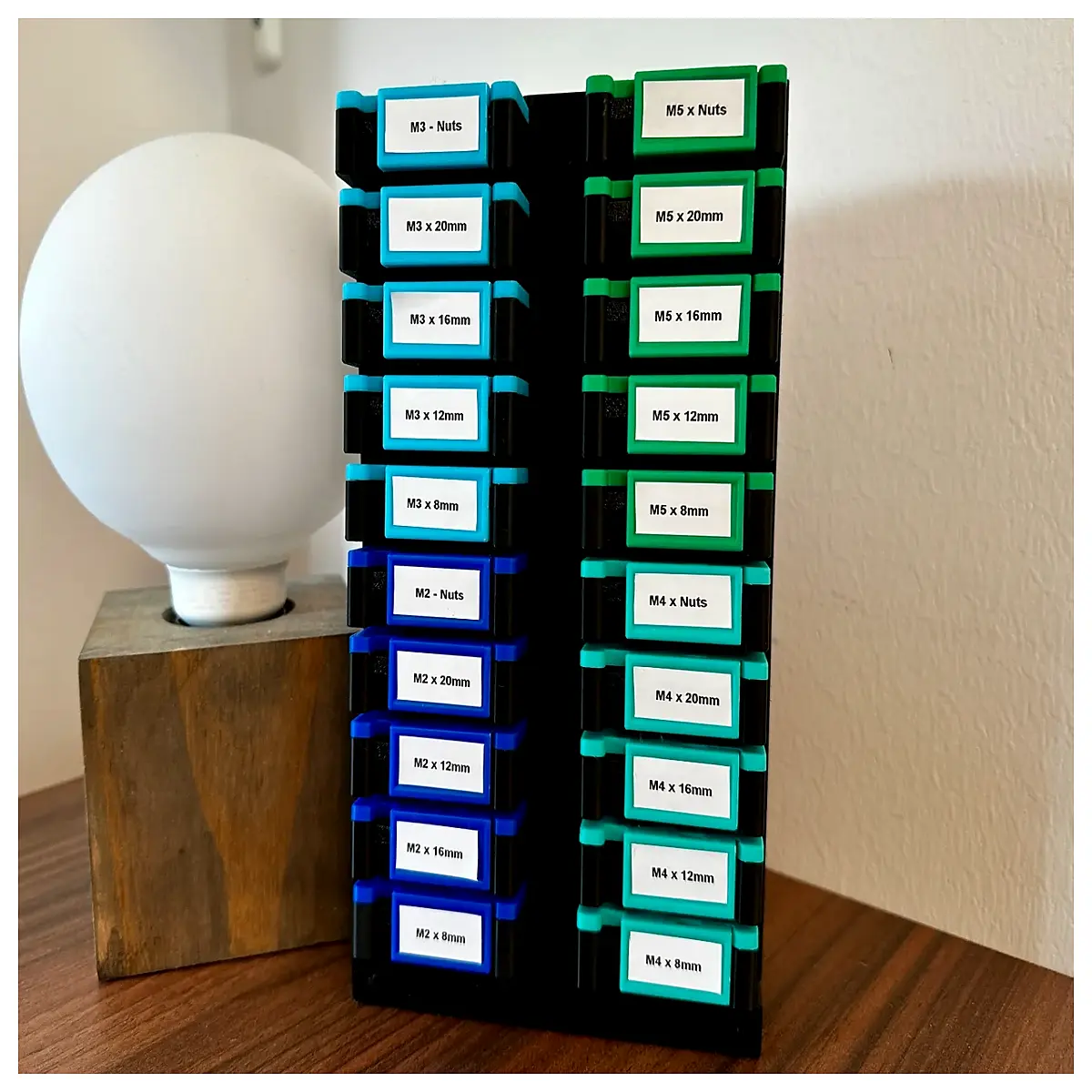 Wall Mounted Storage Box Small Parts Organizer Container Home Storage Solutions Desk Organizer Parts Storage