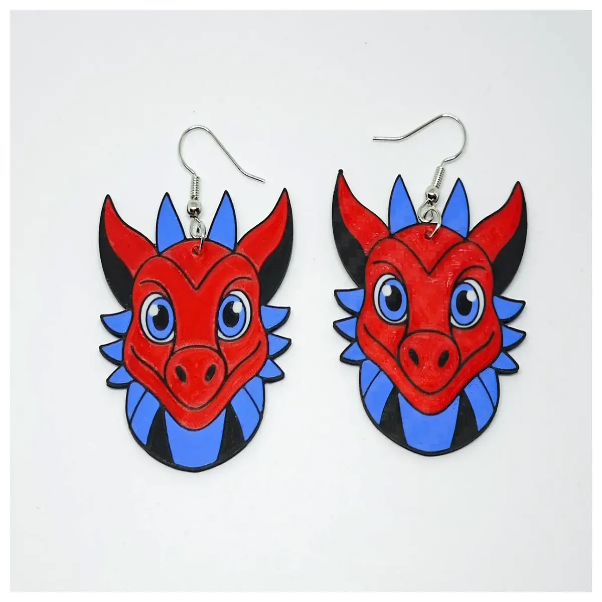 Red Dragon Earrings Women s Style Dragon Jewelry Traditional Culture Earrings Red Stud Earrings Festival Gift Wearing Dragon Ear Chain Red Drop Earrin