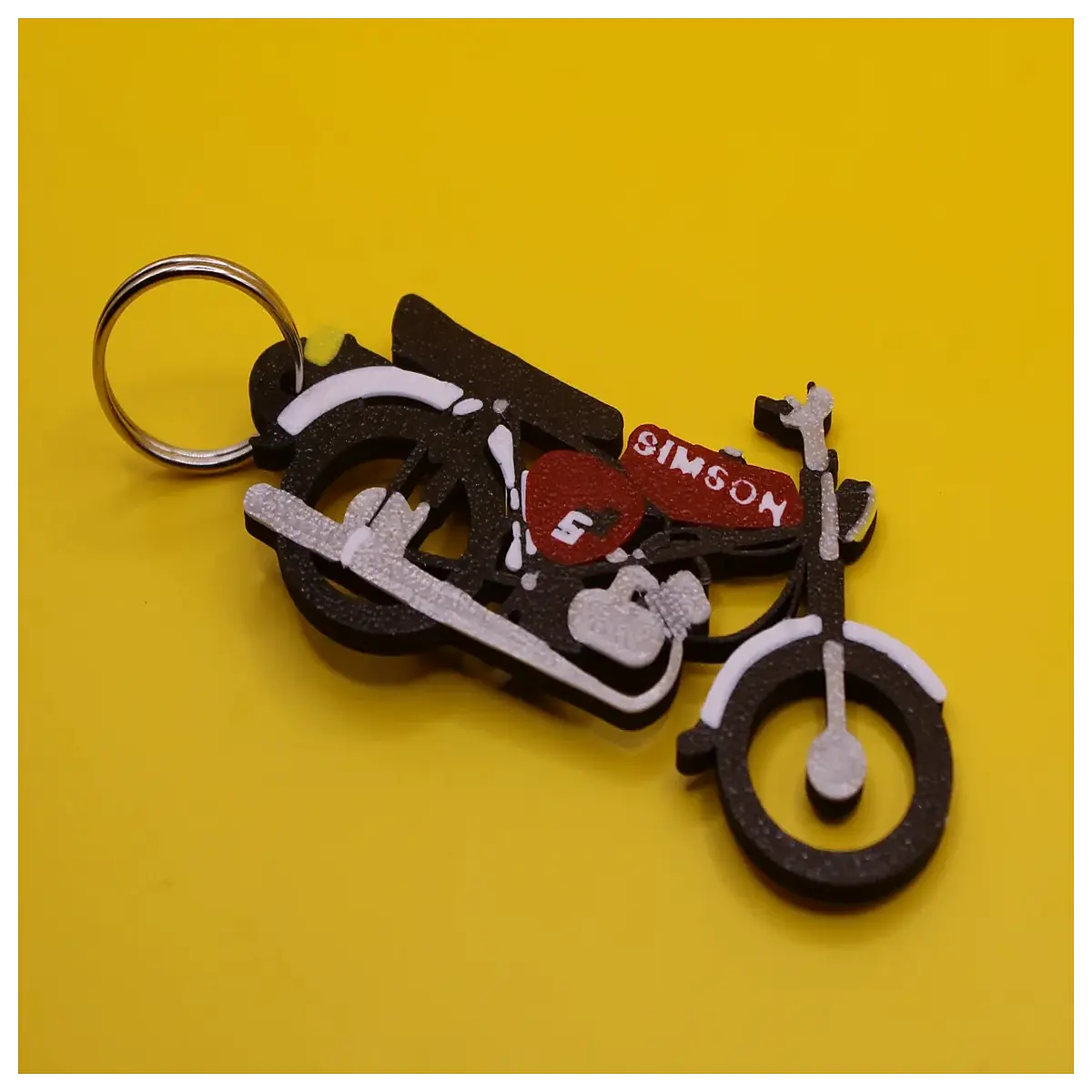 Simson S51 Motorcycle Key Chain Motorcycle Keyring Accessory Parts Replacement