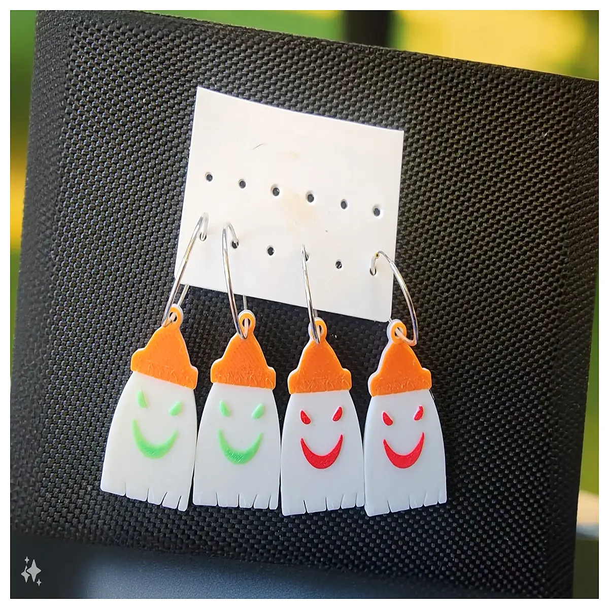 Cute Halloween Ghost Earrings Decoration Festival Party Jewelry Spooky Candy Gift Accessory