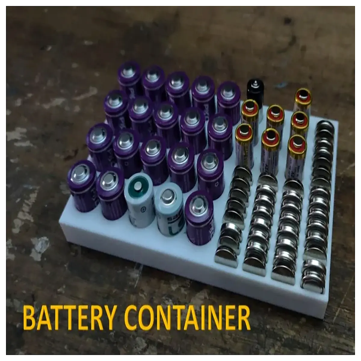 Battery Box Battery Storage Case Battery Holder Battery Container For All Battery Types