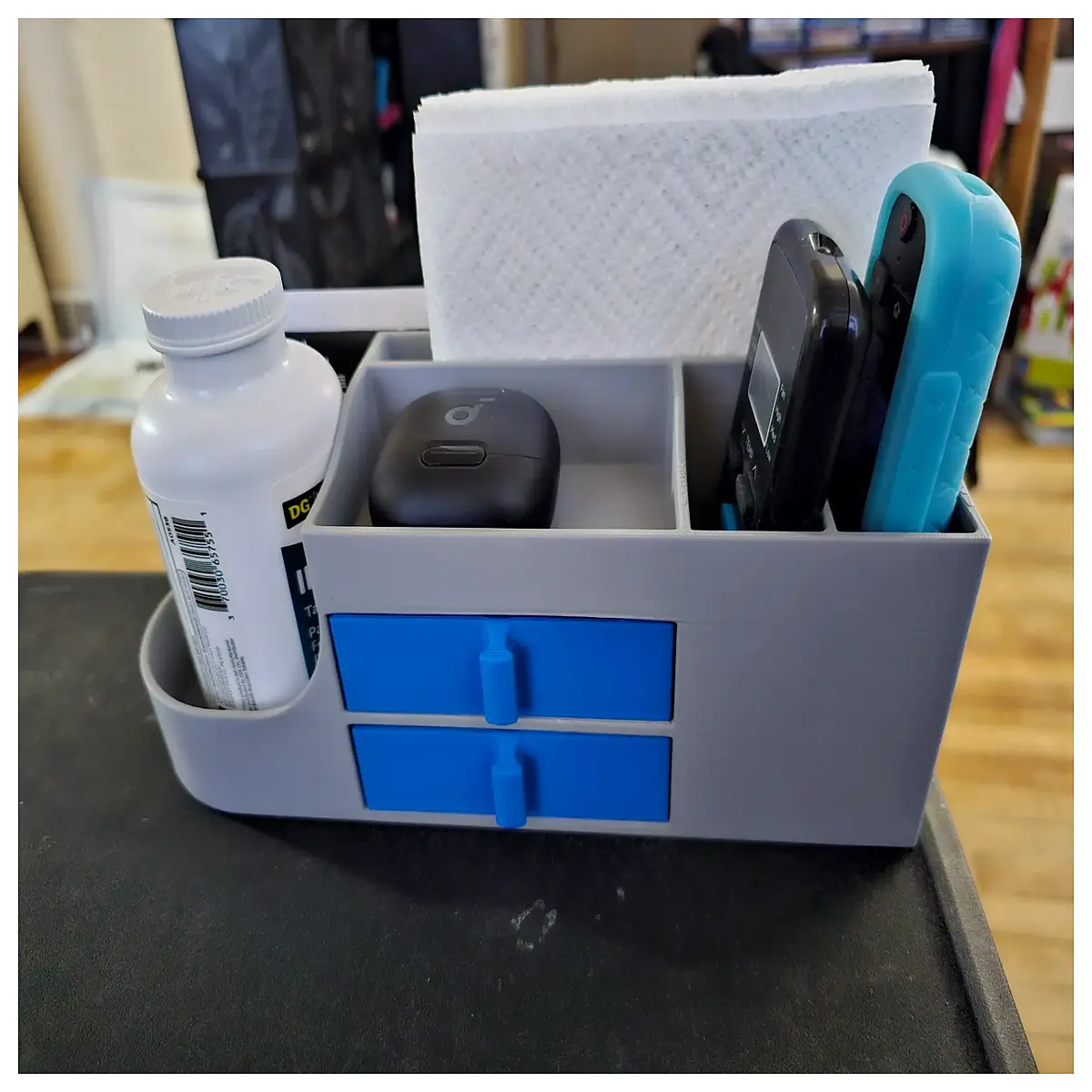 Bedside Table Organizer Drawer Storage Box Bedroom Storage Solutions Multi Compartment Shelves Lazy Person Gadget