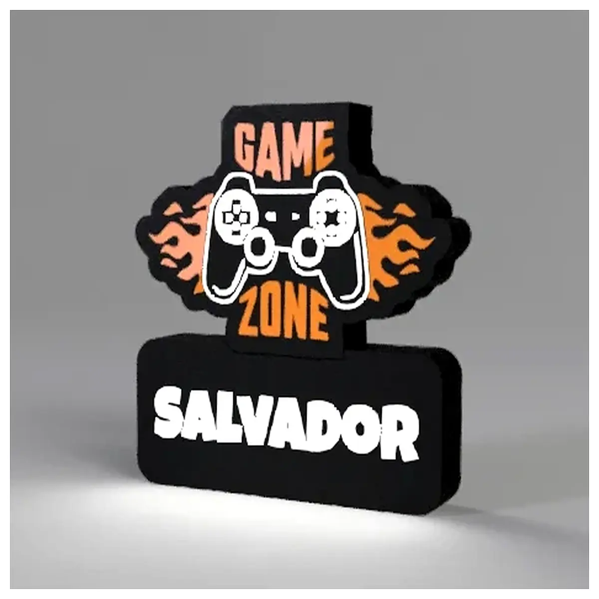 custom name neon sign for gaming room strip setup decor