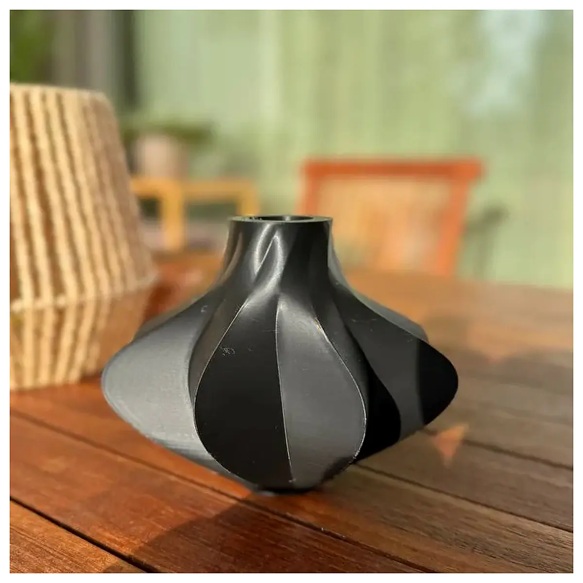 Modern Wave Ceramic Vase Decor Home Art Sculpture Wall Decoration Wave Shape Creative Gift