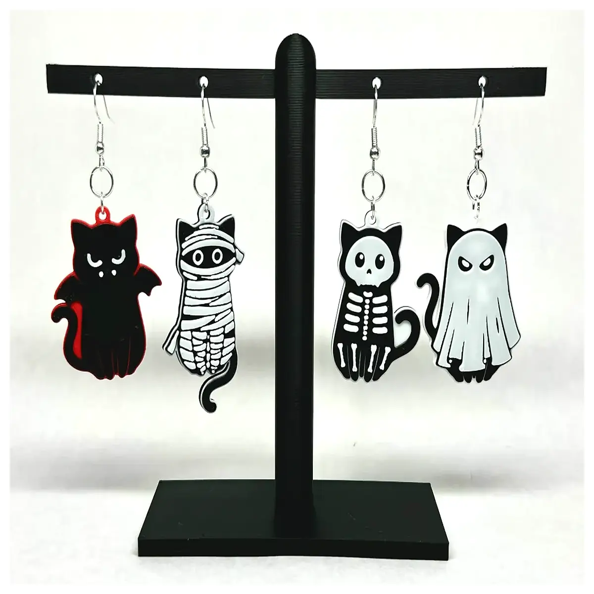 Earring Display Stand 2 Pairs Earring Holder Jewelry Display Rack Modern Stand Earring Presentation