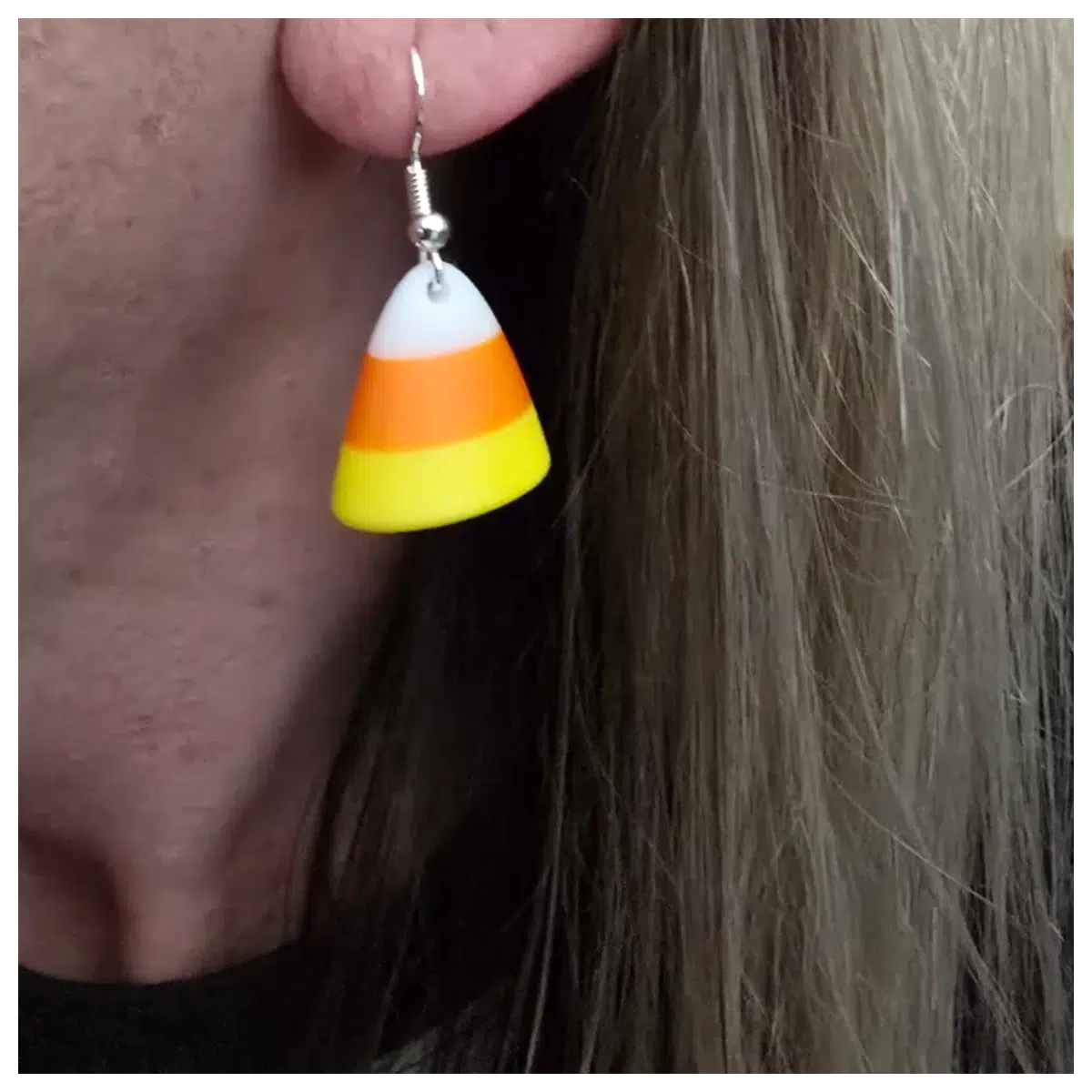 Candy Corn Earrings Women s Sweet Cute Girl Decoration Candy Corn Earrings Trendy Women s Earrings