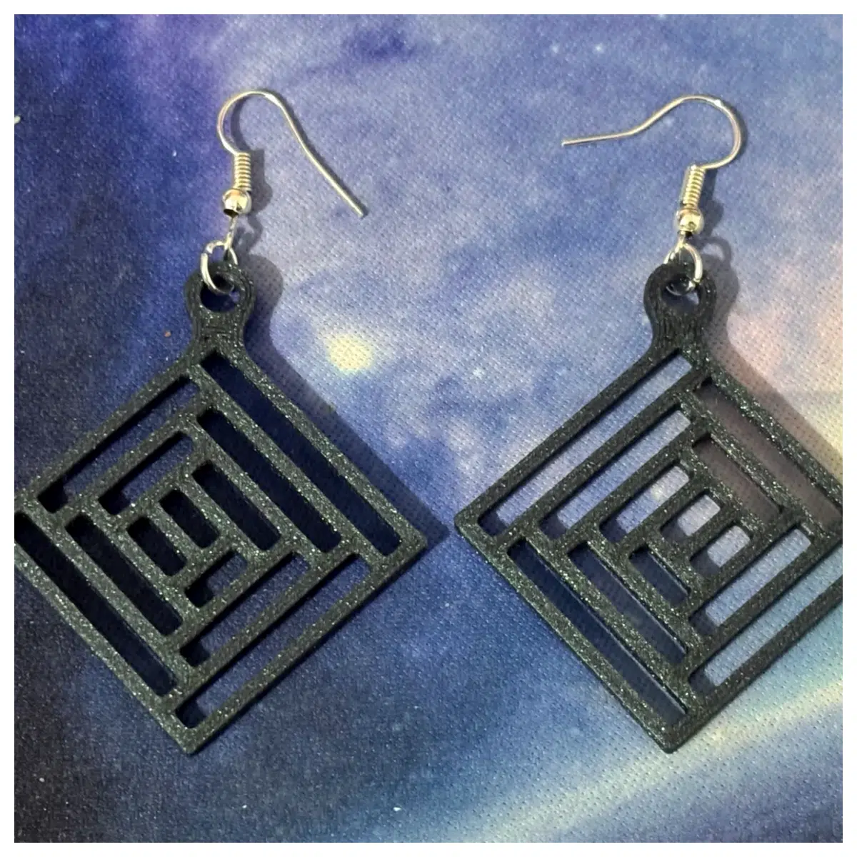 New Square Earrings Geometric Studs Modern Jewelry Fashion Accessories 5cm Design Square Studs for Women Everyday Wear