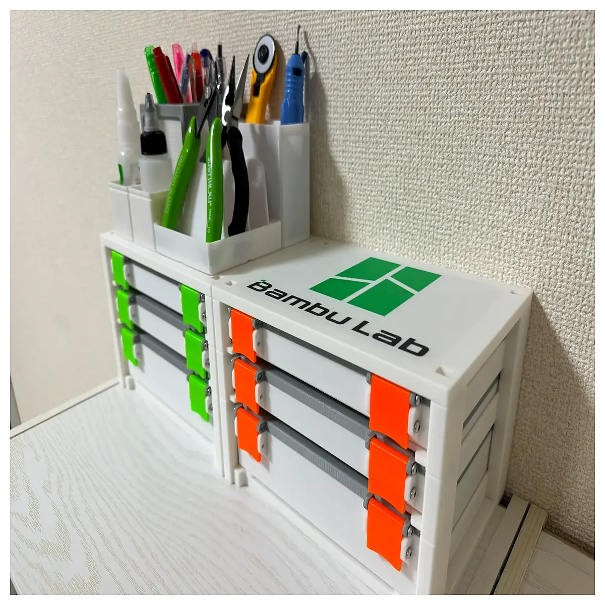 slim parts organizer for drawers small hardware storage bin with dividers compact shelf for screws bolts nuts desktop tool box insert