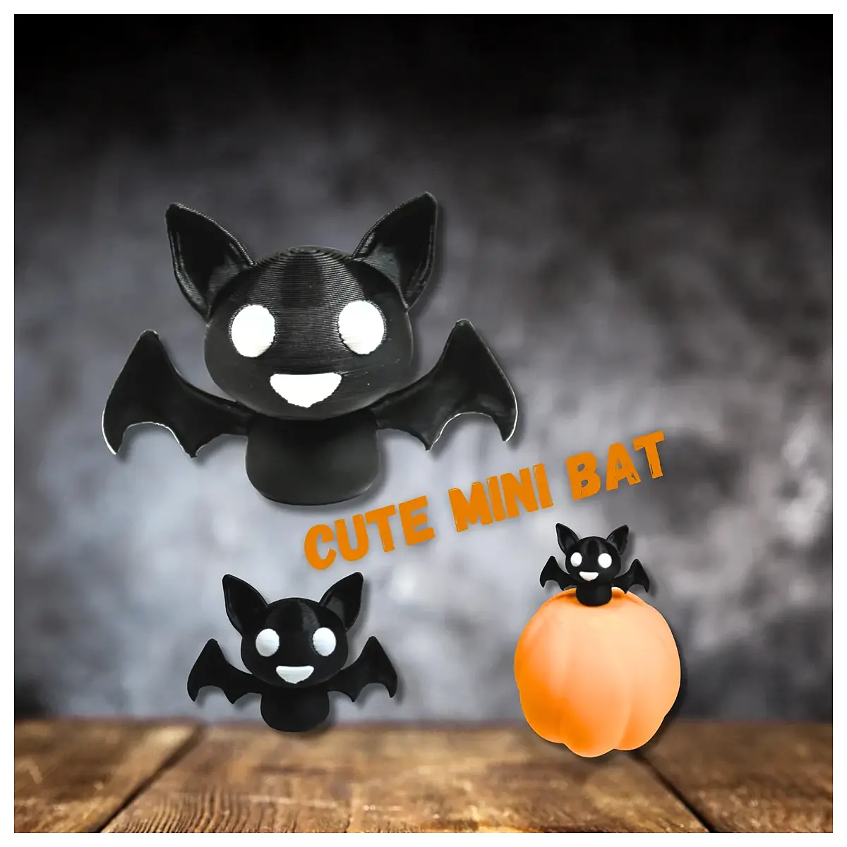 Cute Mini Bat Halloween Decoration Bat Toy Festive Small Ornament Wall Decor Funny Halloween Gift