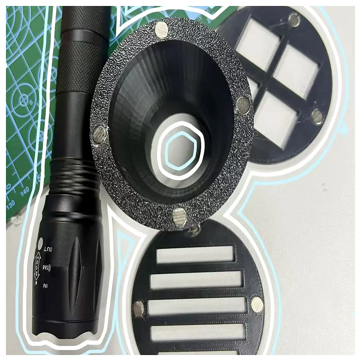 Photography Flashlight Magnetic Slideshow Photography Flash Magnetic Slides Magnetic Slideshow Photography Accessories Shooting Tools Outdoor Li