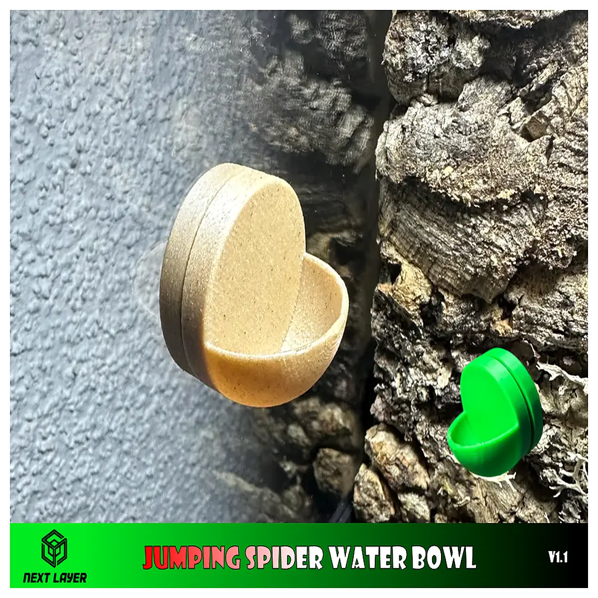 spider water dish for tarantula and jumping spider terrarium small ceramic pet bowl with drainage hole