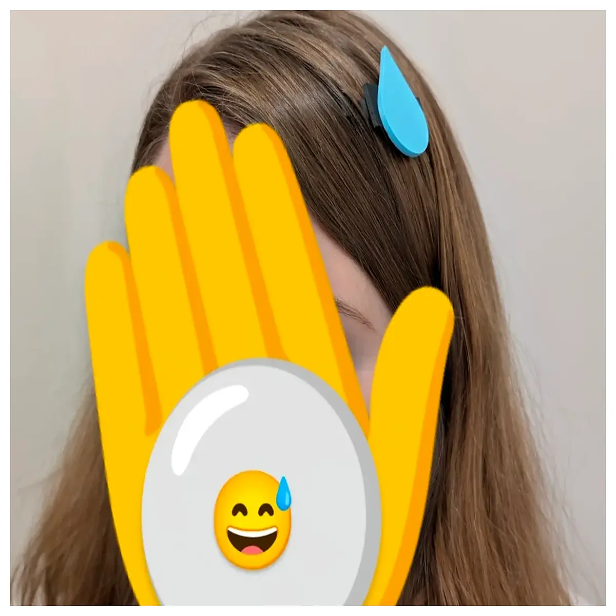 Anxious Nervous Expression Clip Mood Decoration Clip Stage Performance Accessory Expression Props Emotion Accessory