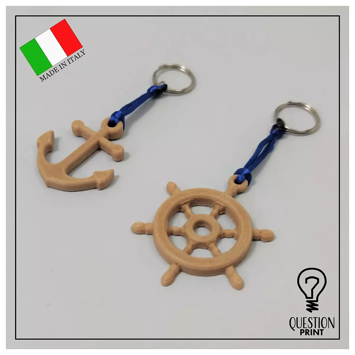 Wooden Ship Rudder Keychain Nautical Model Decoration Sailing Souvenir Rudder Accessory Ship Parts Boat Gift