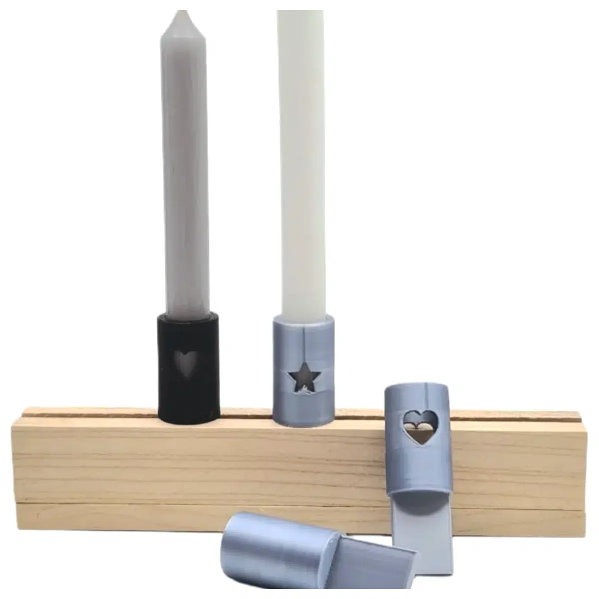 diy building block candle holder set brick base for home decor kids craft gift modern minimalist table centerpiece