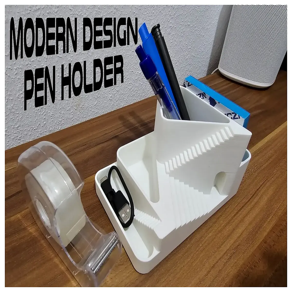 Modern Design Pen Holder Simple Writing Accessories Office Desk Decoration Creative Pen Case Ink Pen Storage