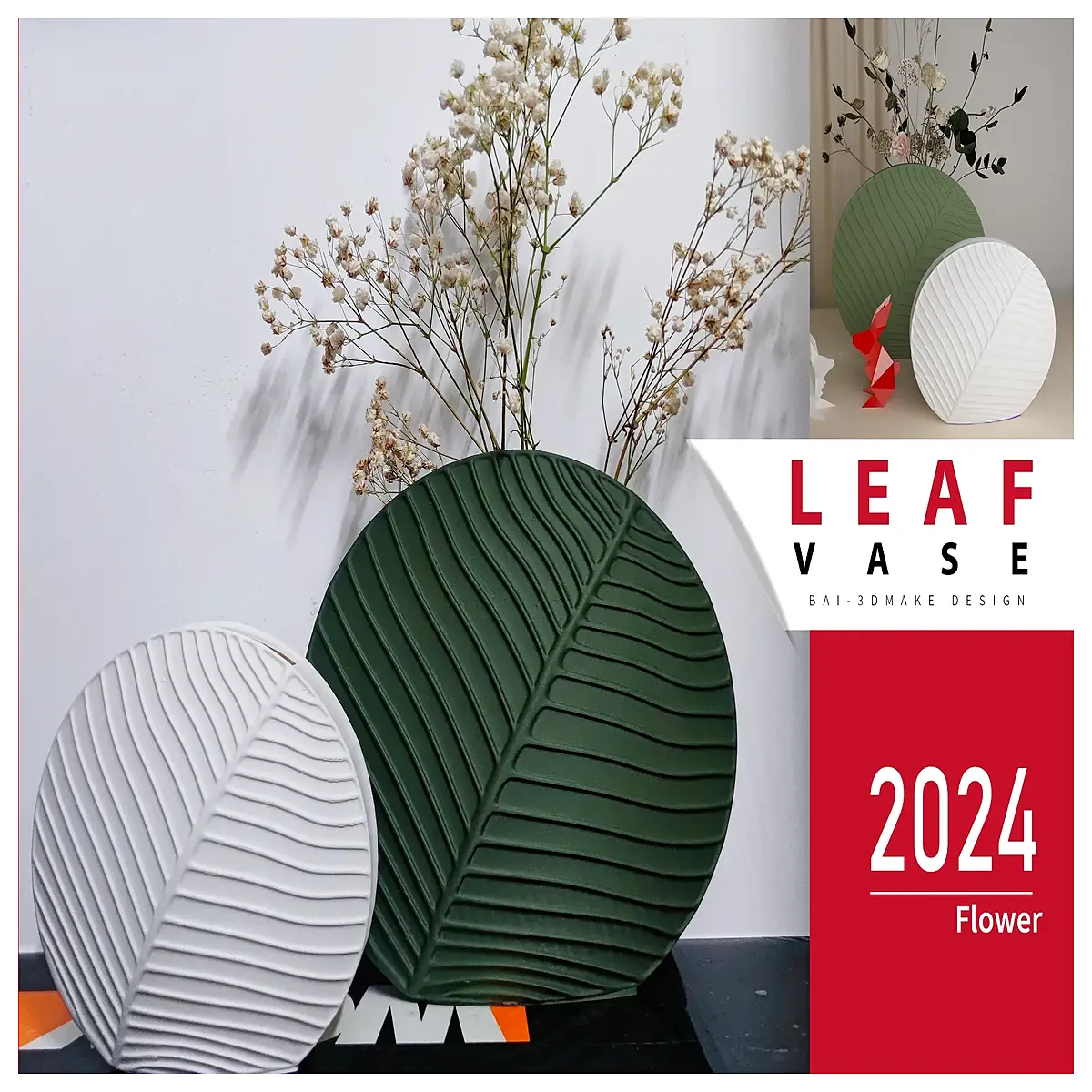 Leaf Vase Decor Home Decoration Desktop Gift Creative Floral Pot Decoration Art Piece Placement