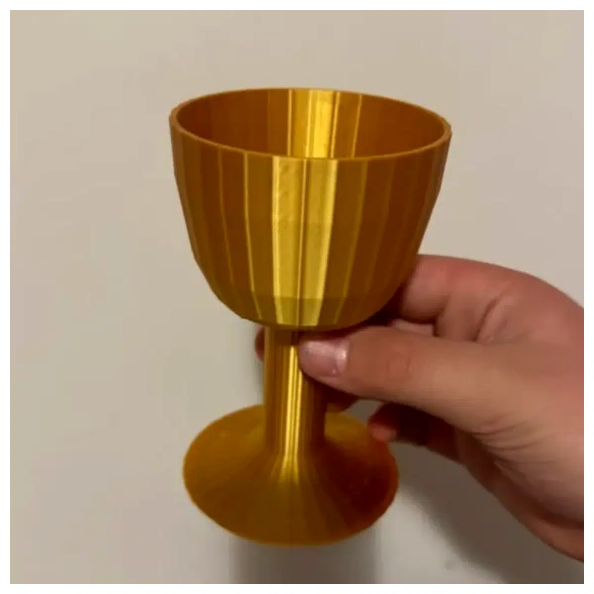 Solid Gold Chalice Holy Grail Silver Decorated Religious Ceremony Gift Holy Cup Ritual Supply Simple Elegant