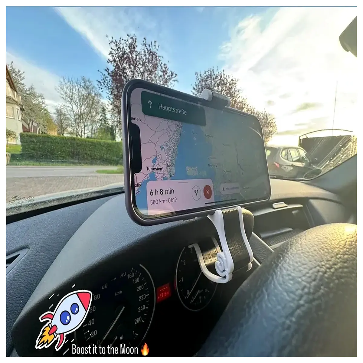 Dashboard Cell Phone Holder Clip v25 Car Auto Mobile Phone Mount Bracket Holder Clip Smartphone Accessory