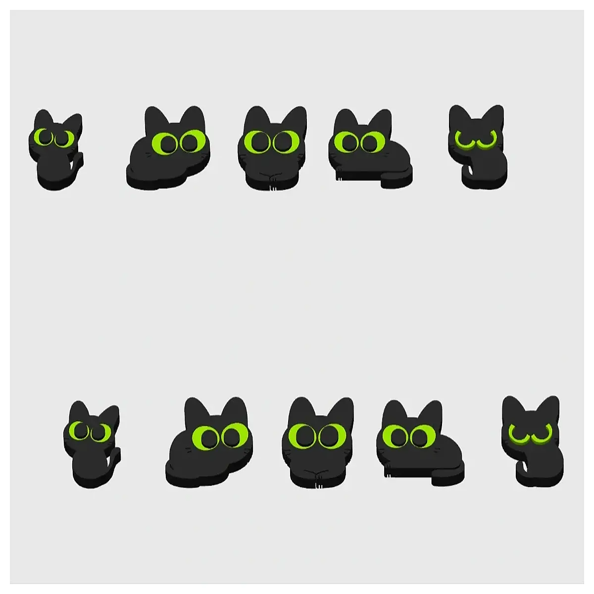 Cute Black Cat Earrings Women s Style Black Cat Ear Jewelry Chic Accessories Trendy Fashion Her
