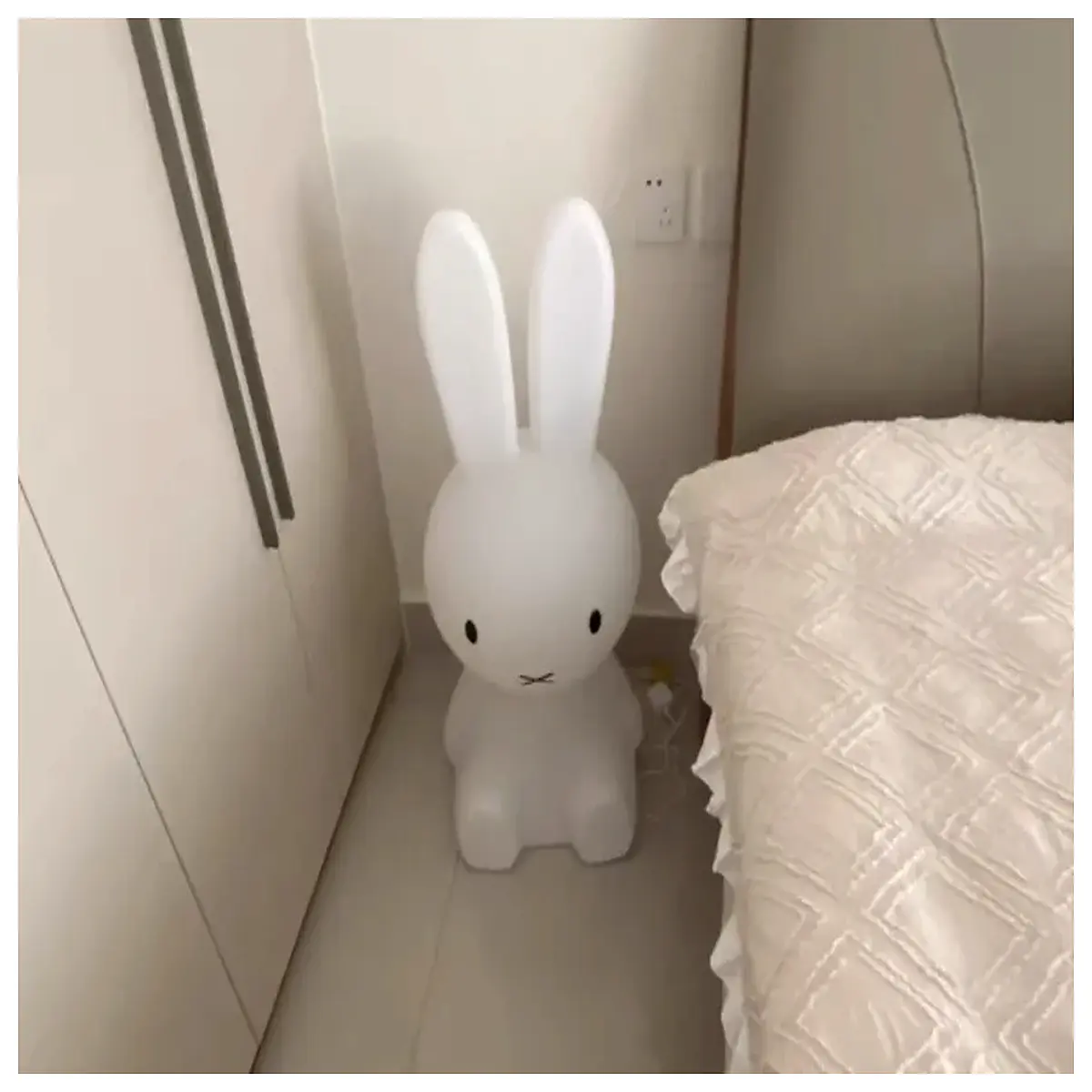 Savings Piggy Bank Mood Toy Bedroom Decor Baby Educational Rabbit Shape Night Gift