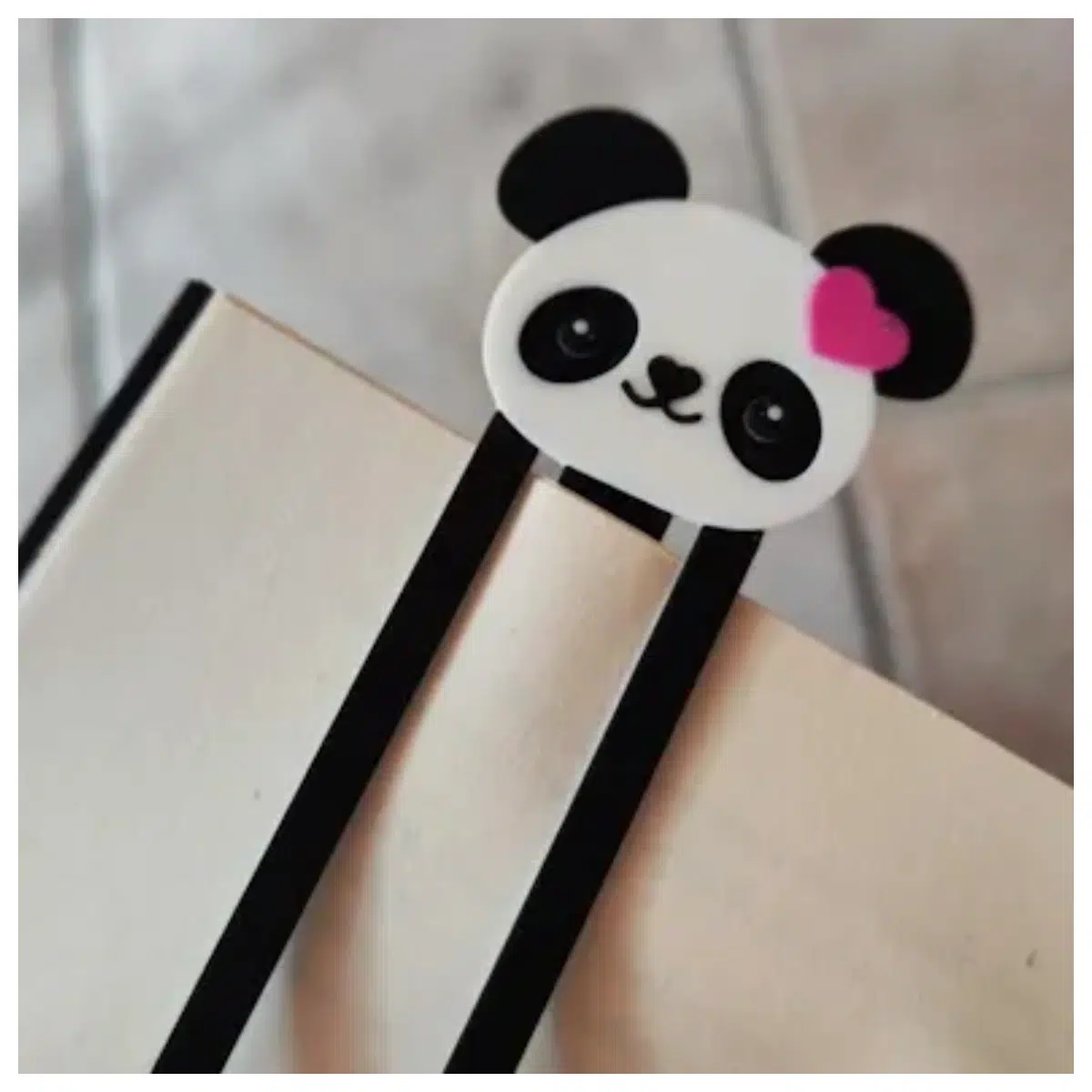 Bookmark Clips Panda Cute Student Decoration Paper Bookmark Holder Paper Book Accessories