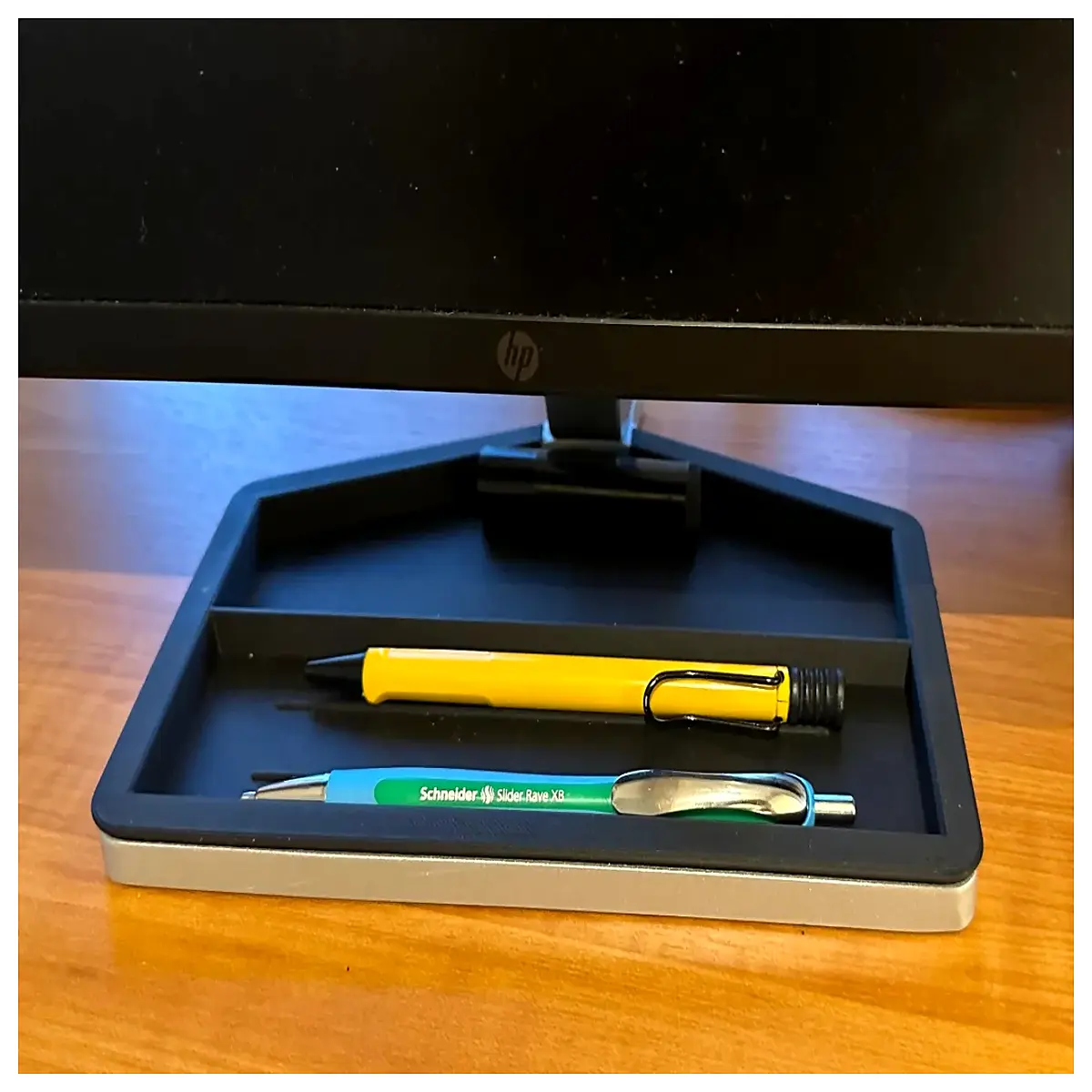 Monitor Stand Storage Box Desktop Organizer Computer Display Stand Storage Case Accessories