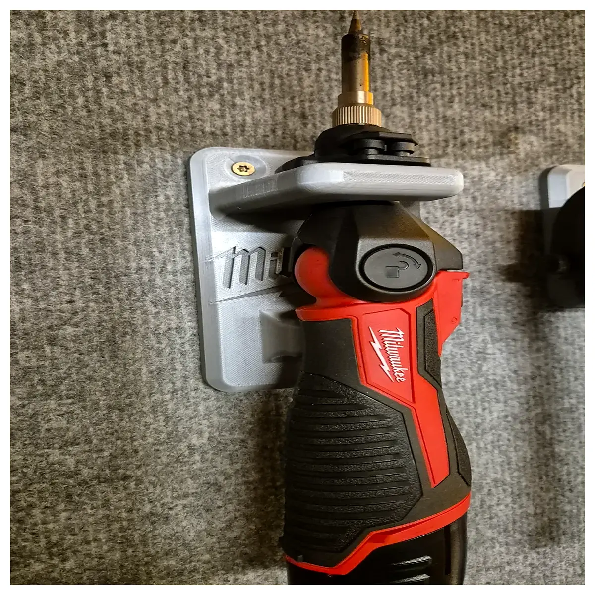 m12 welder pen wall mount holder storage bracket si 0 for workshop organization