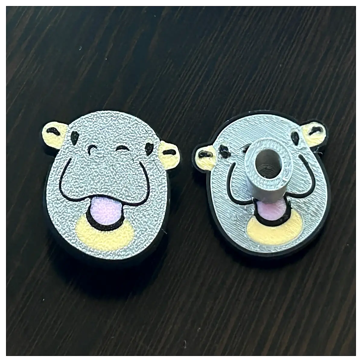 Modern Baby Hippopotamus Detachable Shoe Decoration Shoe Studs Shoe Shoe Accessories Customizable Shoes Shoe Modification