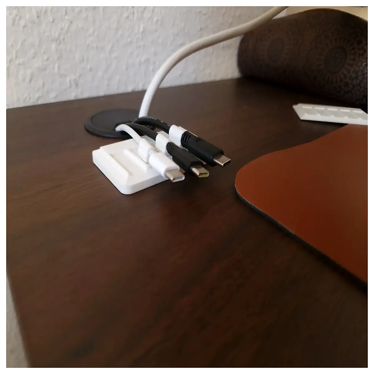 magnetic cable clip organizer desktop wire management thin thick adhesive mount for pc monitor